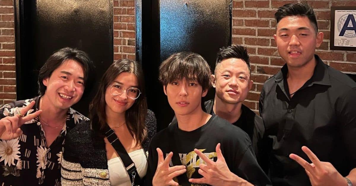 Look Liza Soberano Meets The Roses Woosung In New York Latest Chika