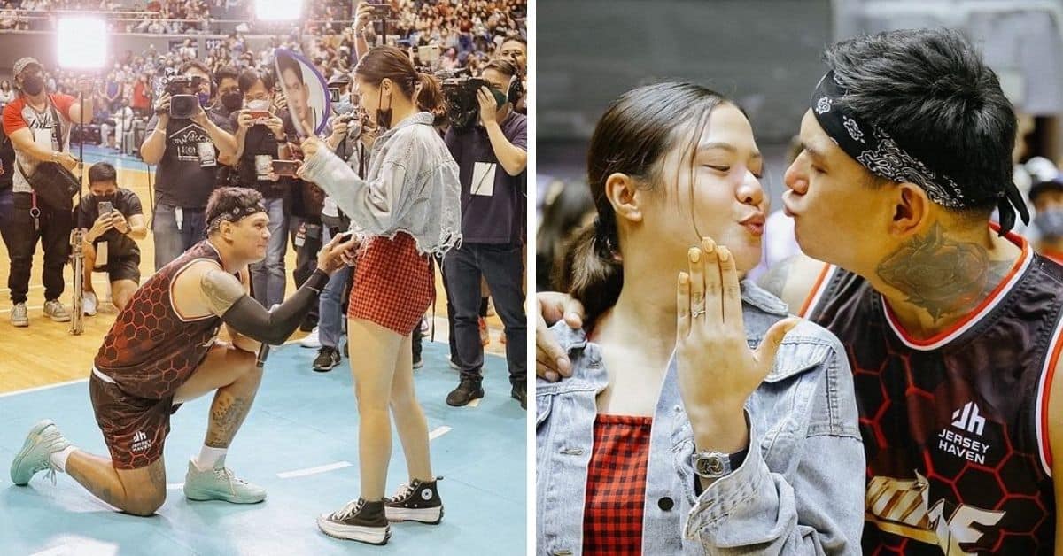 Zeus Collins gets engaged to girlfriend during Star Magic basketball match Latest